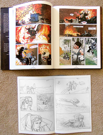 Dave Dorman's WASTEDLANDS OMNIBUS interior pages